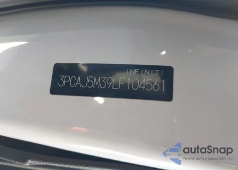 2020 Infiniti Qx50 Luxe Awd z USA, uszkodzony, nr VIN 3PCAJ5M39LF104561